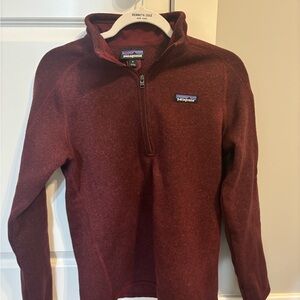 Patagonia Burgundy Crew Neck Sweater